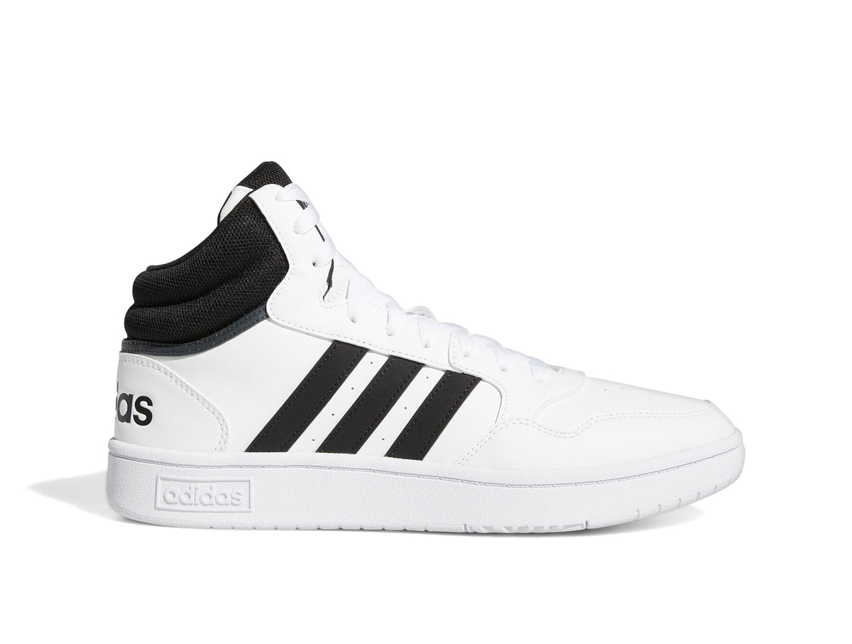 Zapatilla Adidas Hoops 3.0 Mid Hombre Blanco