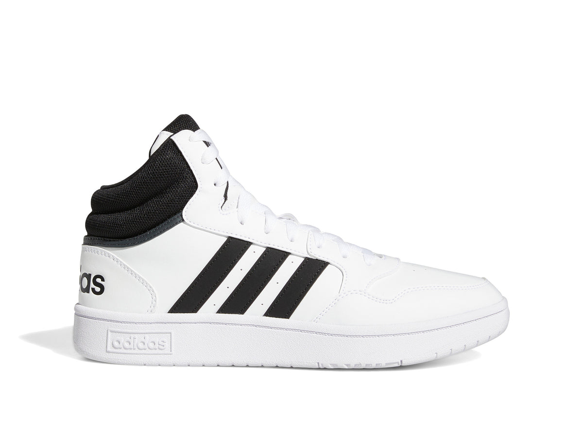 Zapatilla Adidas Hoops 3.0 Mid Hombre Blanco