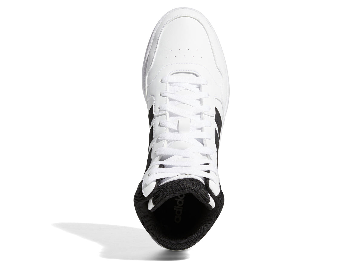 Zapatilla Adidas Hoops 3.0 Mid Hombre Blanco