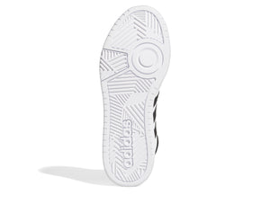Zapatilla Adidas Hoops 3.0 Mid Cuero Hombre Blanco