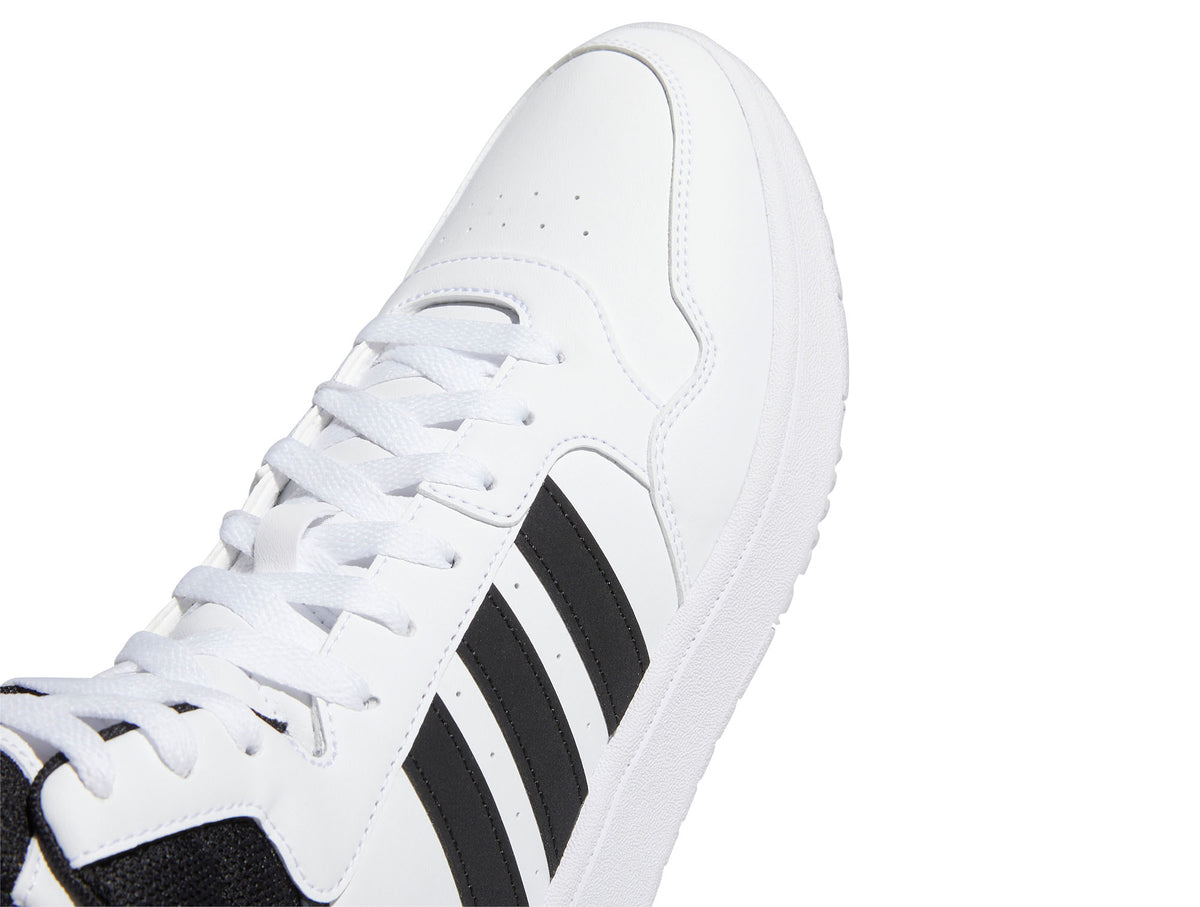 Zapatilla Adidas Hoops 3.0 Mid Hombre Blanco