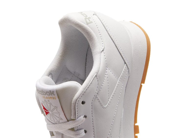 Zapatilla Reebok Classic Leather Cuero Mujer Blanco