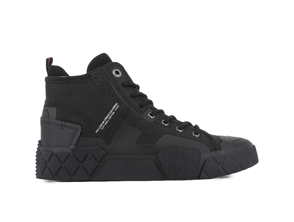 Zapatilla Palladium Ace City Shell Chuk2 Unisex Negro
