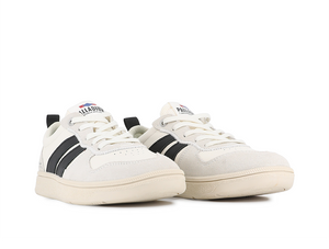 Zapatilla Palladium Pallacup Flame Leather Unisex Blanco