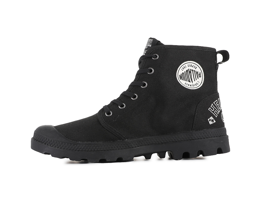 Zapatilla Palladium Pampa Hellfire Unisex Negro