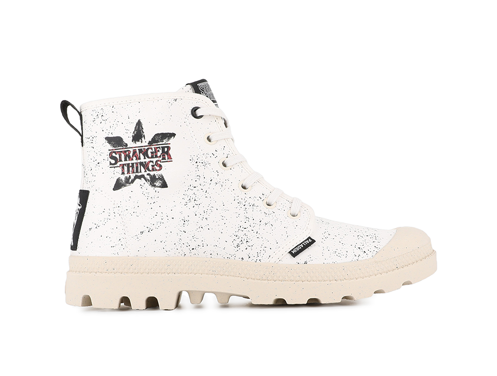 Zapatilla Palladium Pampa x Demodog Unisex Blanco