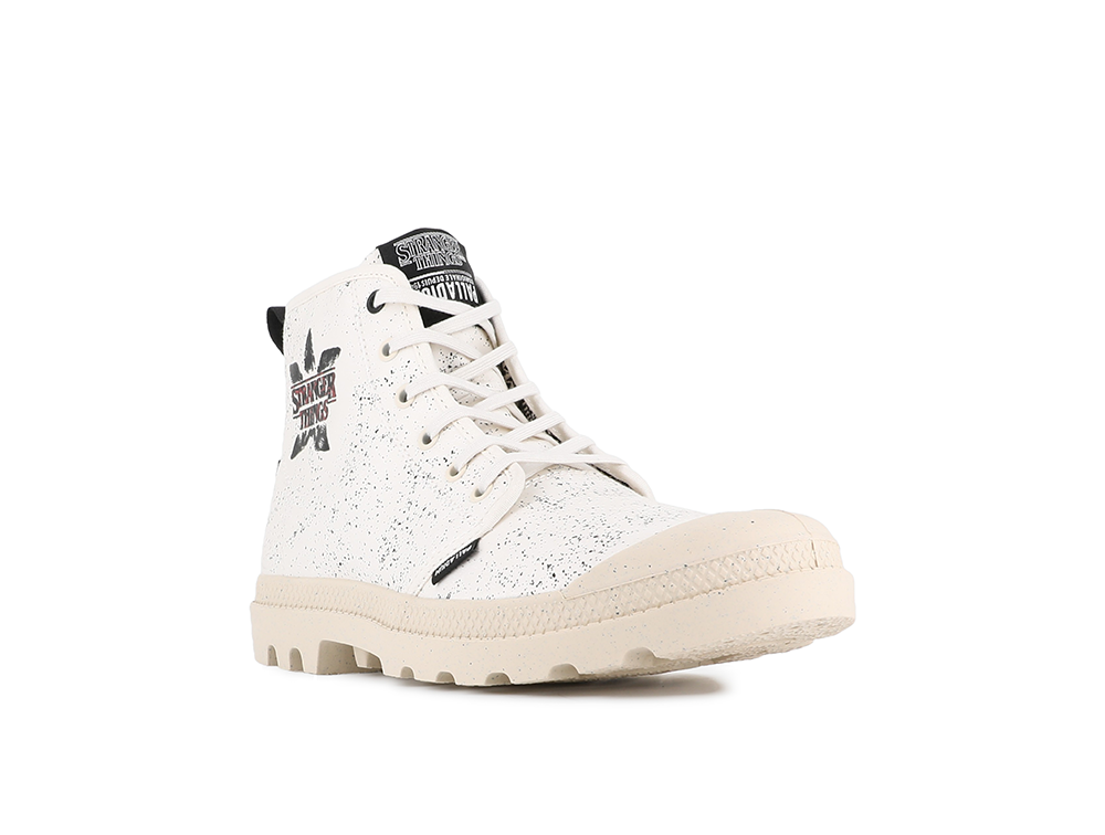 Zapatilla Palladium Pampa x Demodog Unisex Blanco