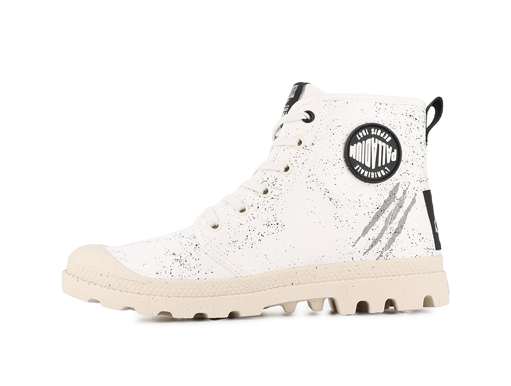 Zapatilla Palladium Pampa x Demodog Unisex Blanco