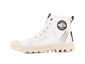 Zapatilla Palladium Pampa x Demodog Unisex Blanco