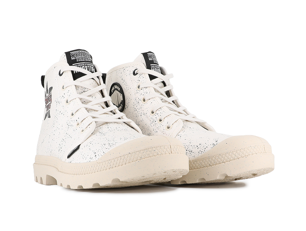 Zapatilla Palladium Pampa x Demodog Unisex Blanco