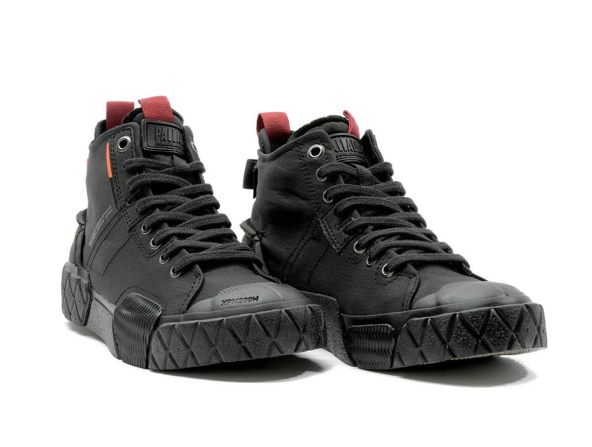 Zapatilla Palladium Ace City Shell Chukka Unisex Mono Negro