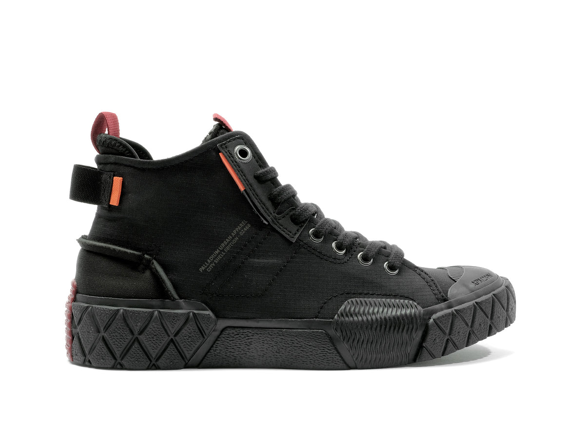 Zapatilla Palladium Ace City Shell Chukka Unisex Mono Negro