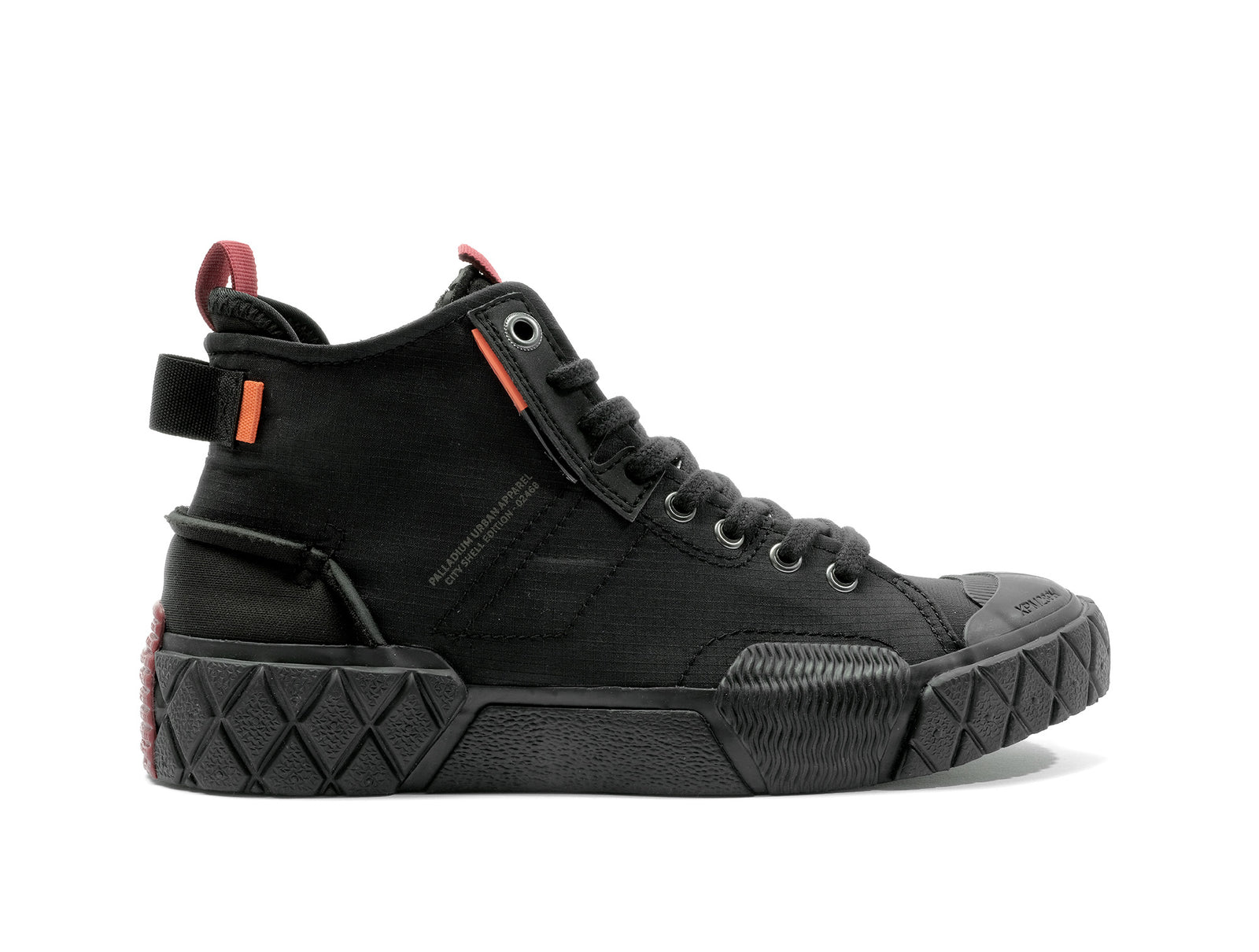 Zapatilla Palladium Ace City Shell Chukka Unisex Mono Negro