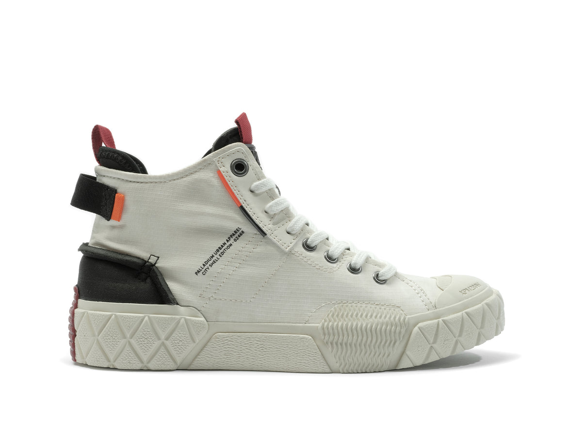 Zapatilla Palladium Ace City Shell Chukka Unisex Blanco