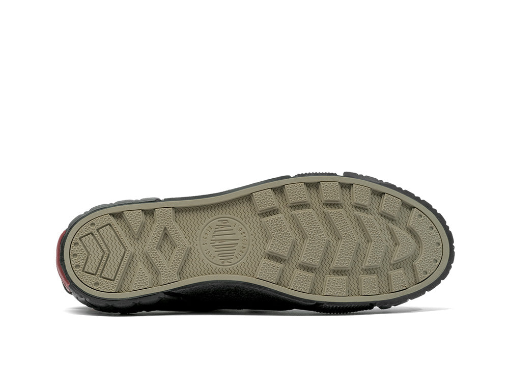 Zapatilla Palladium Ace City Shell Unisex Mono Negro