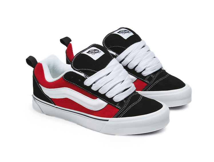 Zapatilla Vans Knu Skool Unisex Rojo Negro Real Kicks