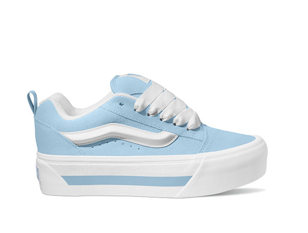 Zapatilla Vans Knu Stack Plataforma Mujer Celeste Real Kicks