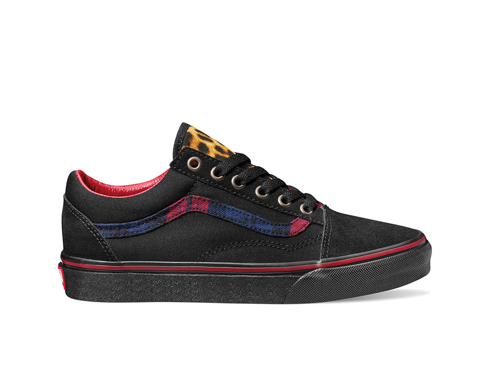 Zapatilla Vans Old Skool Mujer Negro Real Kicks - Main Image
