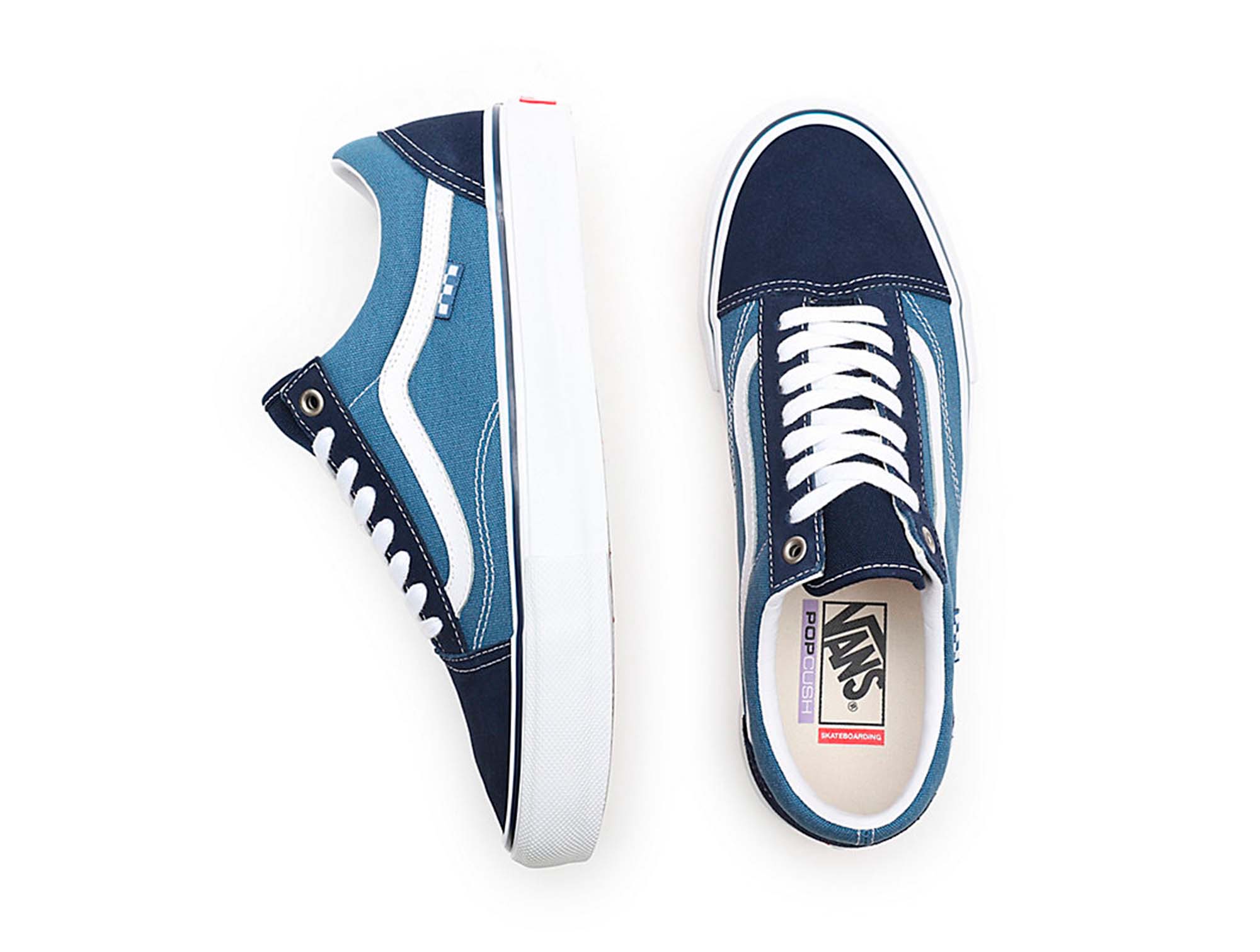 vans hombre azul