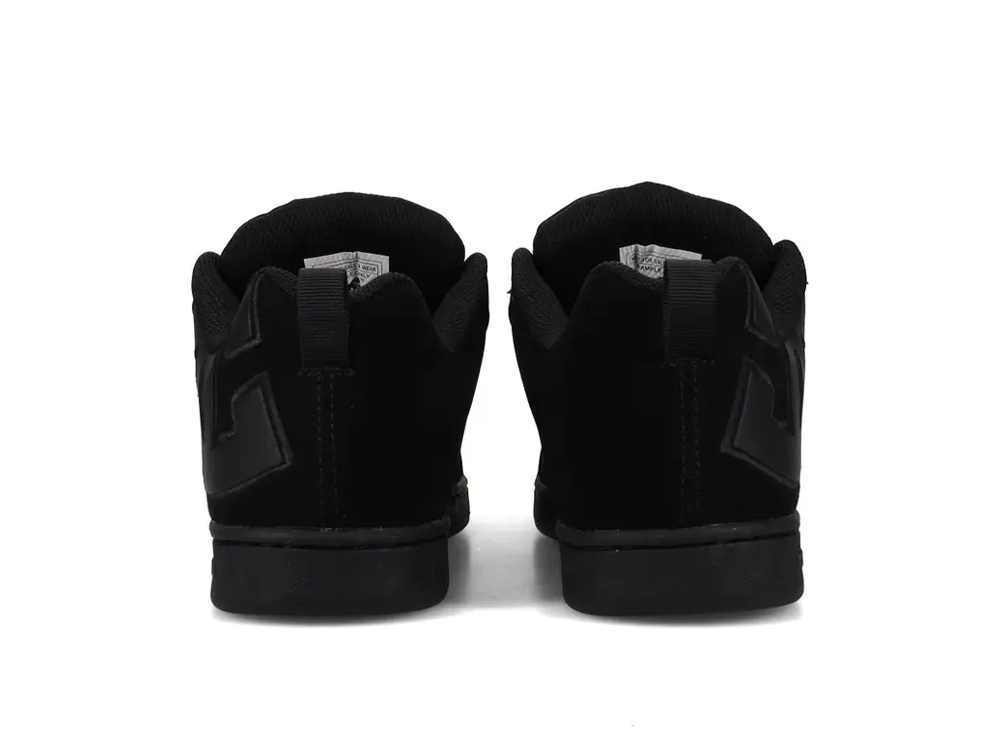 Zapatillas DC Court Graffik Mujer Mono Negro