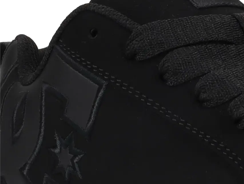 Zapatillas DC Court Graffik Mujer Mono Negro