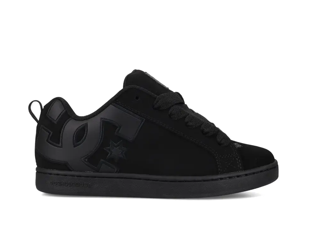 Zapatillas DC Court Graffik Mujer Mono Negro