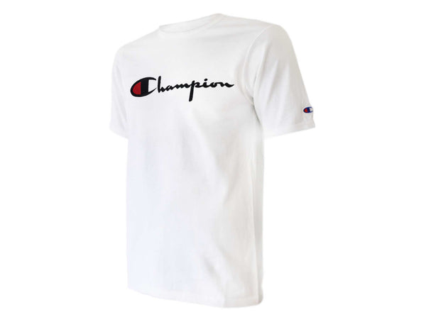 Polera Champion Sleeve Heritage Hombre Blanco Real Kicks