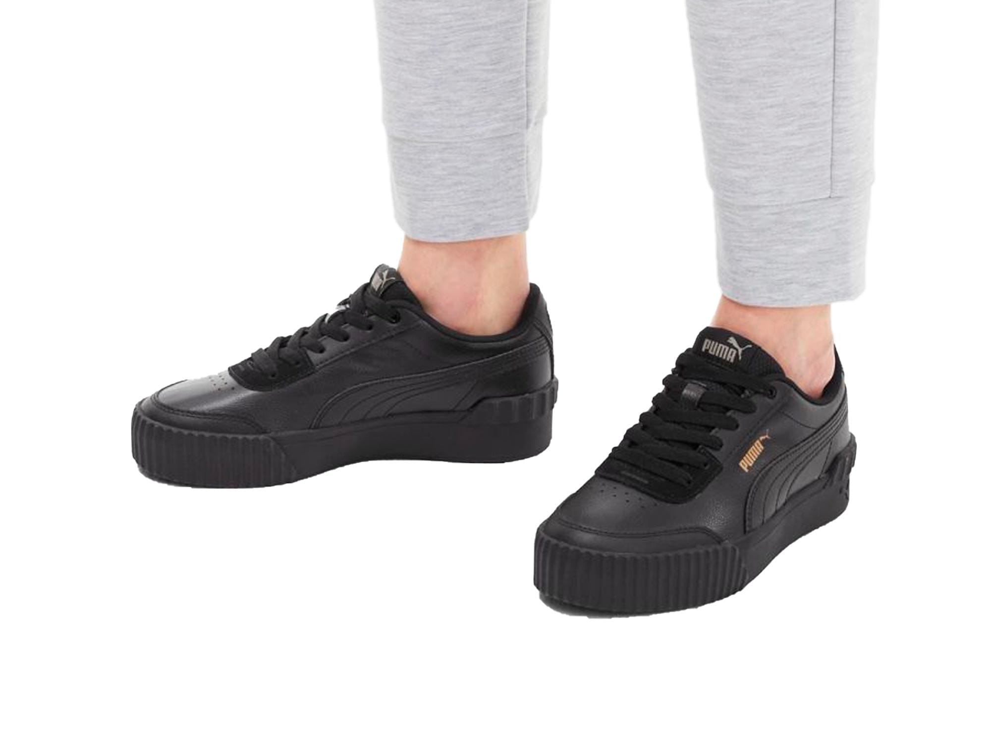 Zapatilla Puma Carina Lift Mujer Negro Real Kicks
