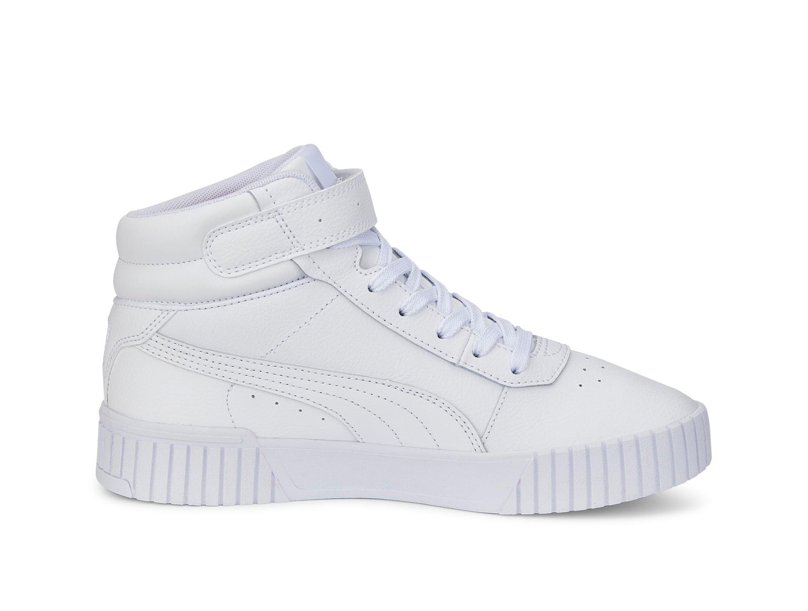 Zapatilla Puma Carina 2.0 Mid Cuero Mujer Blanco