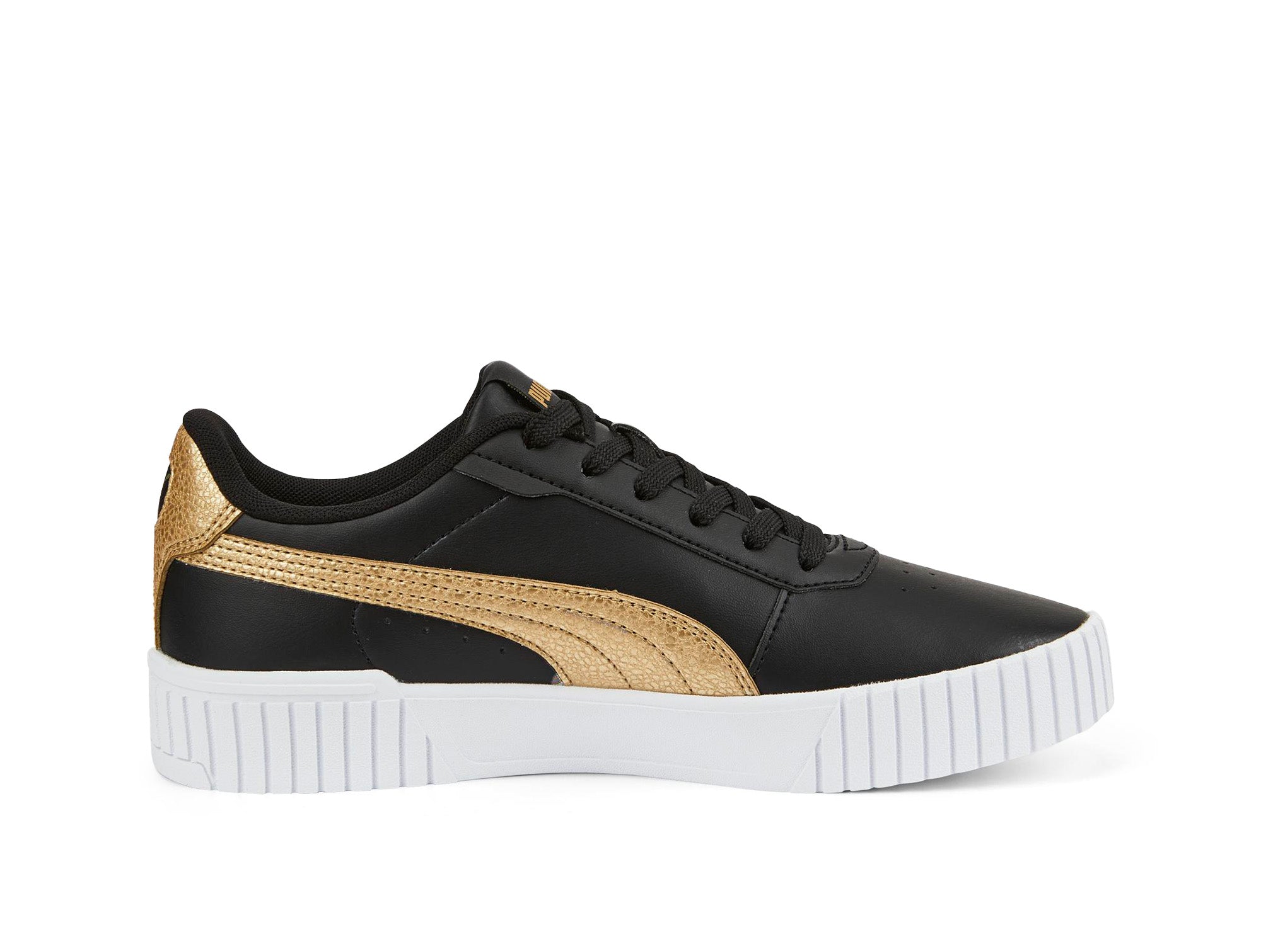 Zapatilla Puma Carina 2.0 Distressed Neg-Dor Mujer Negro - Real Kicks