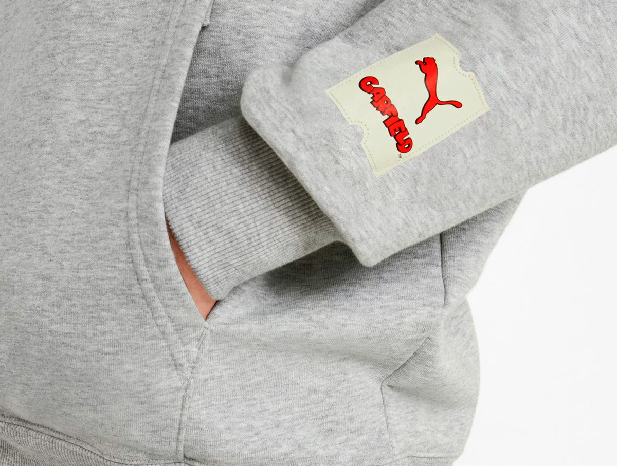 Poleron Puma Garfield Hombre Gris Real Kicks