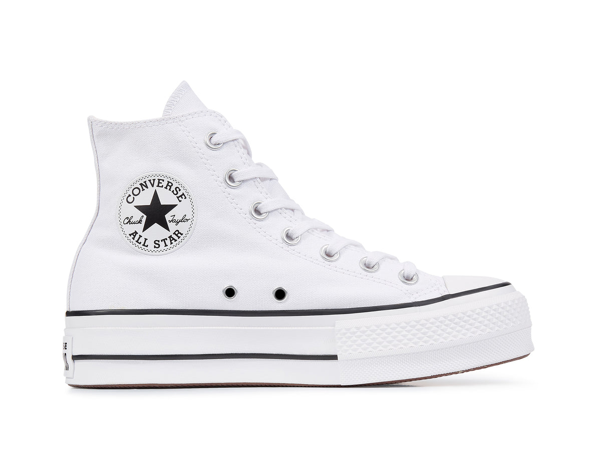 Zapatilla Converse Chuck Taylor Hi Plataforma Mujer Blanco