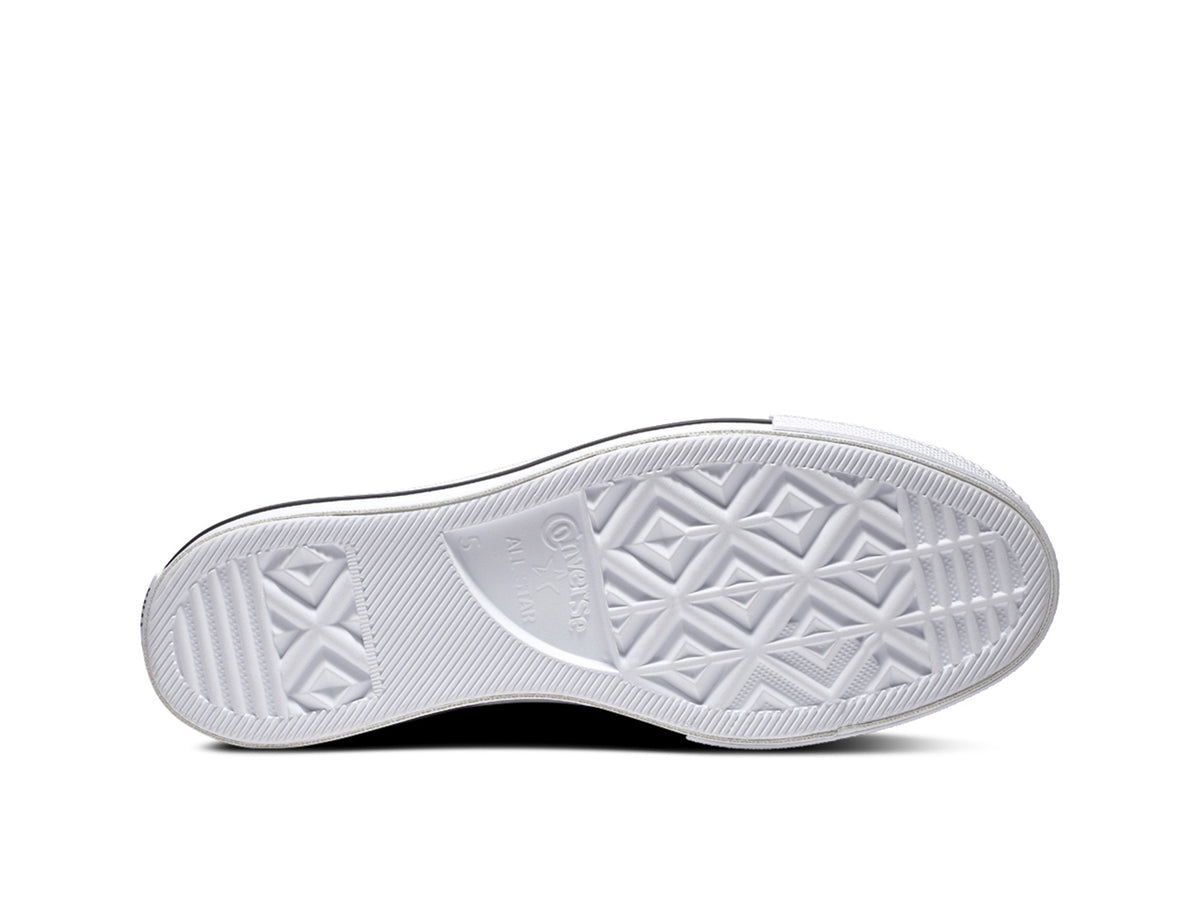 Zapatilla Converse Chuck Taylor Plataforma Cuero Hi Mujer Negro