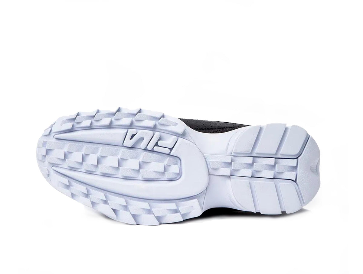 Zapatilla Fila Disruptor II Premium Cuero Unisex Negro