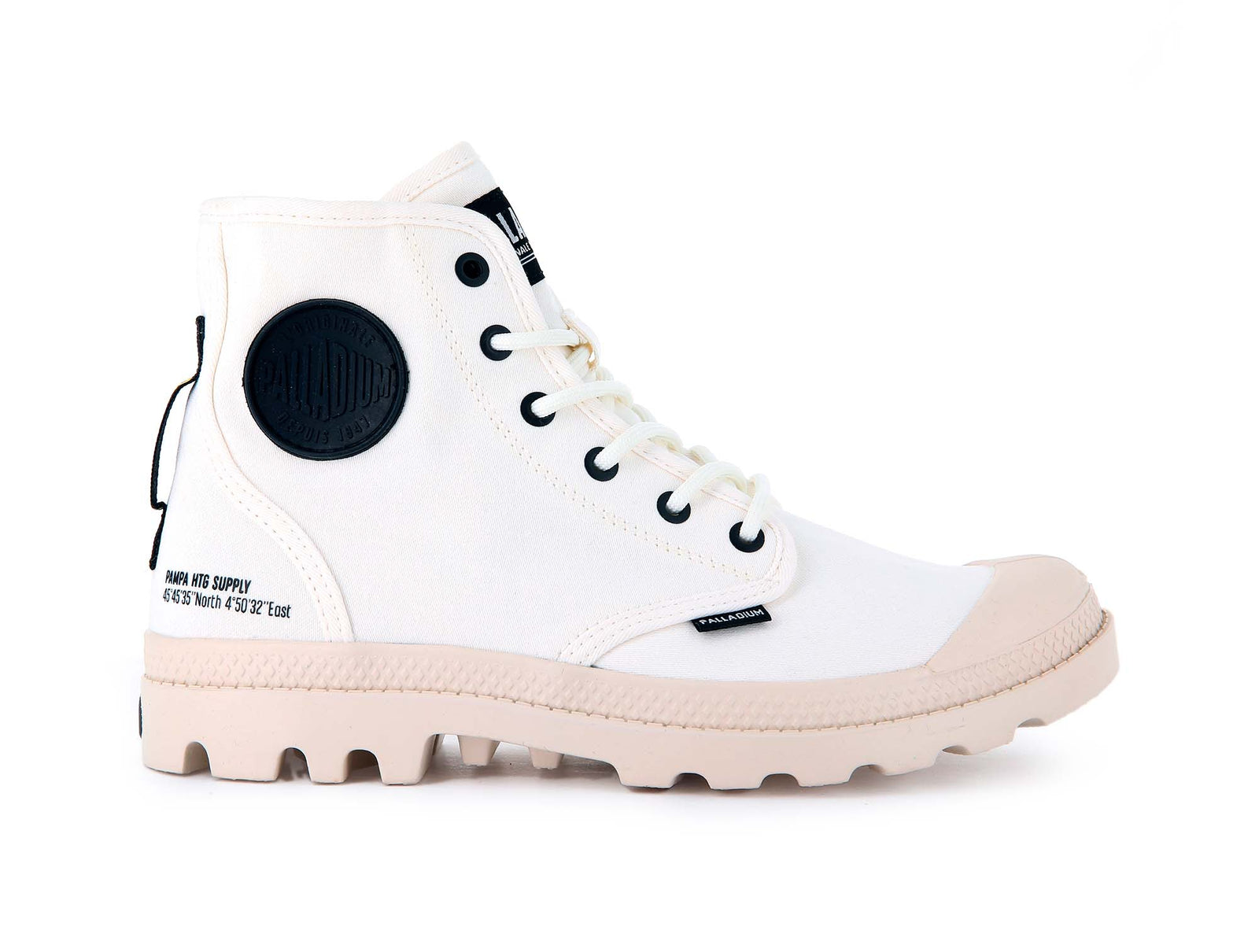 Zapatilla Palladium Pampa Hi Htg Supply Unisex Blanco