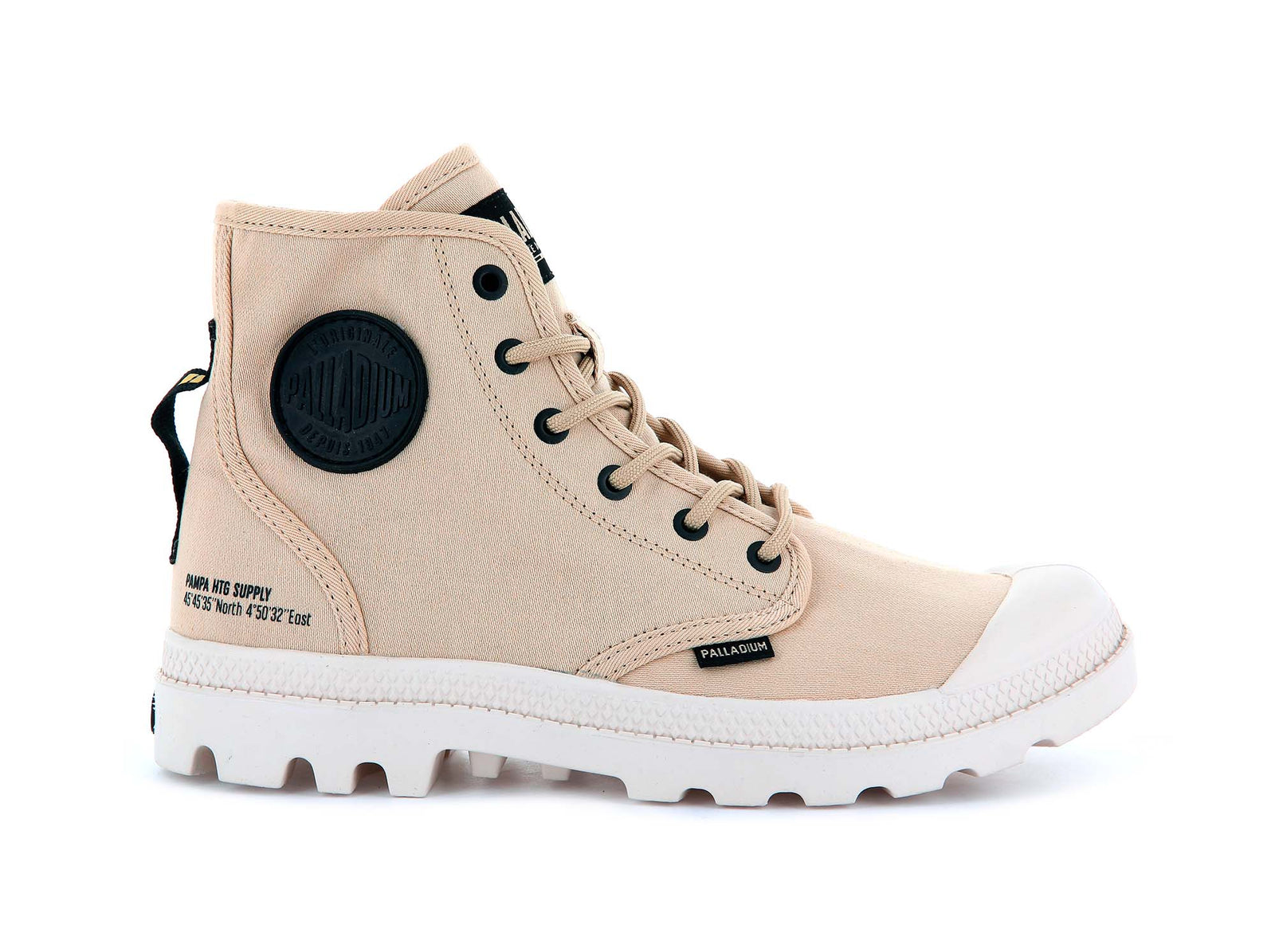 Zapatilla Palladium Pampa Hi Htg Supply Mujer Beige