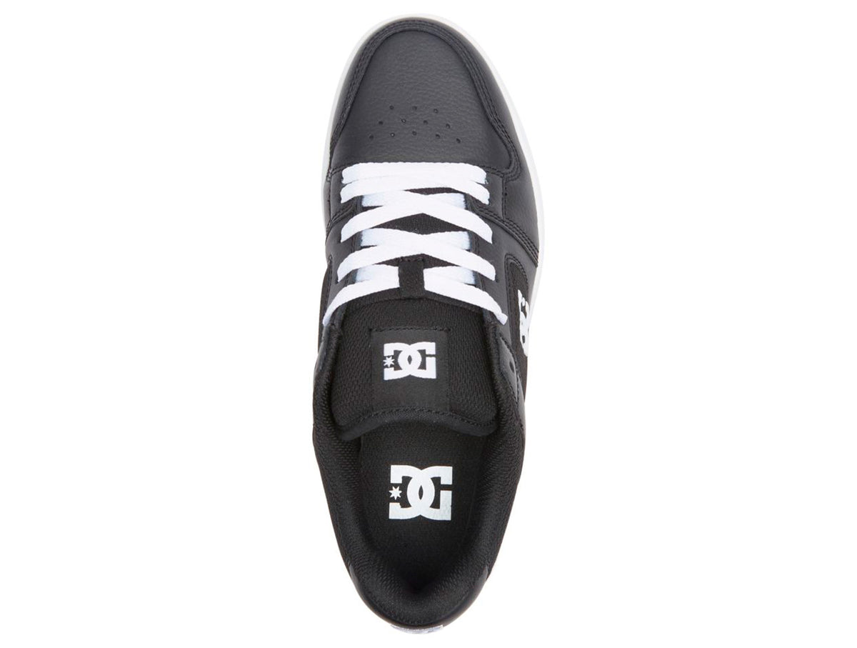 Zapatilla Dc Manteca 4 Plataforma Cuero Mujer Negro