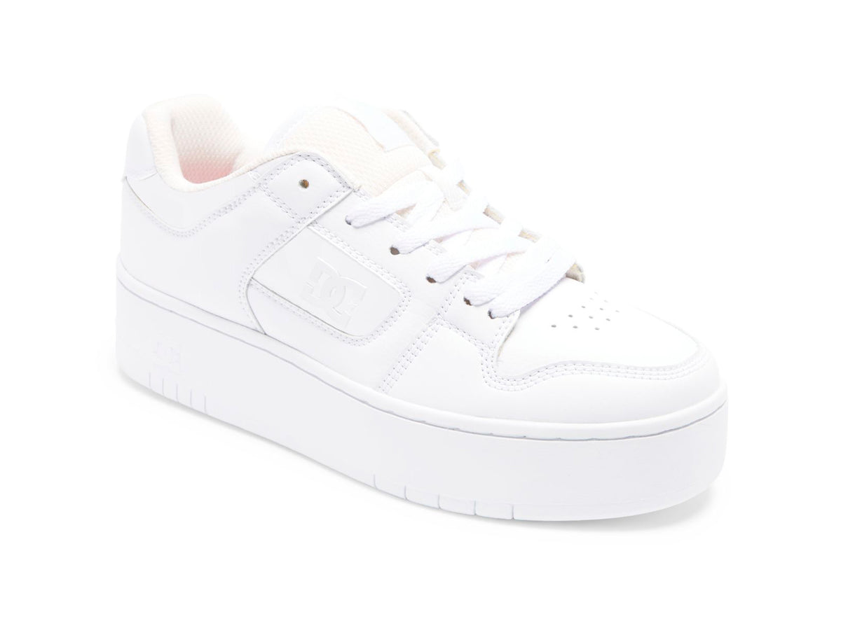 Zapatilla Dc Manteca 4 Plataforma Mujer Mono Blanco