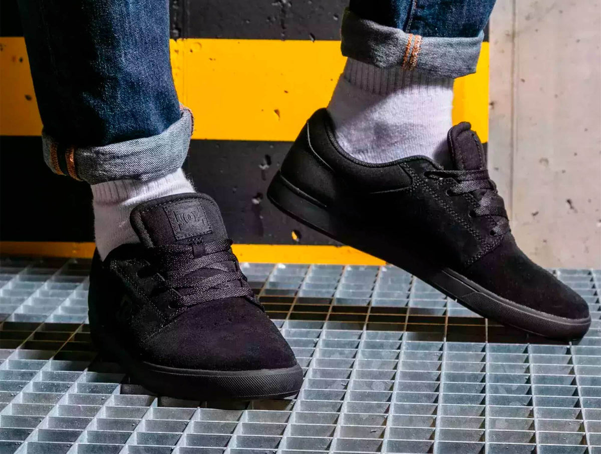 Zapatillas Dc Crisis 2 Hombre Mono Negro