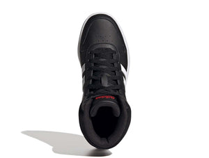 Zapatilla Adidas Hoops Mid 2.0 Cuero Junior Negro