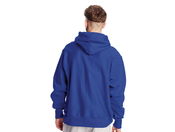 Poleron Champion Reverse Weave Hombre Azul Real Kicks