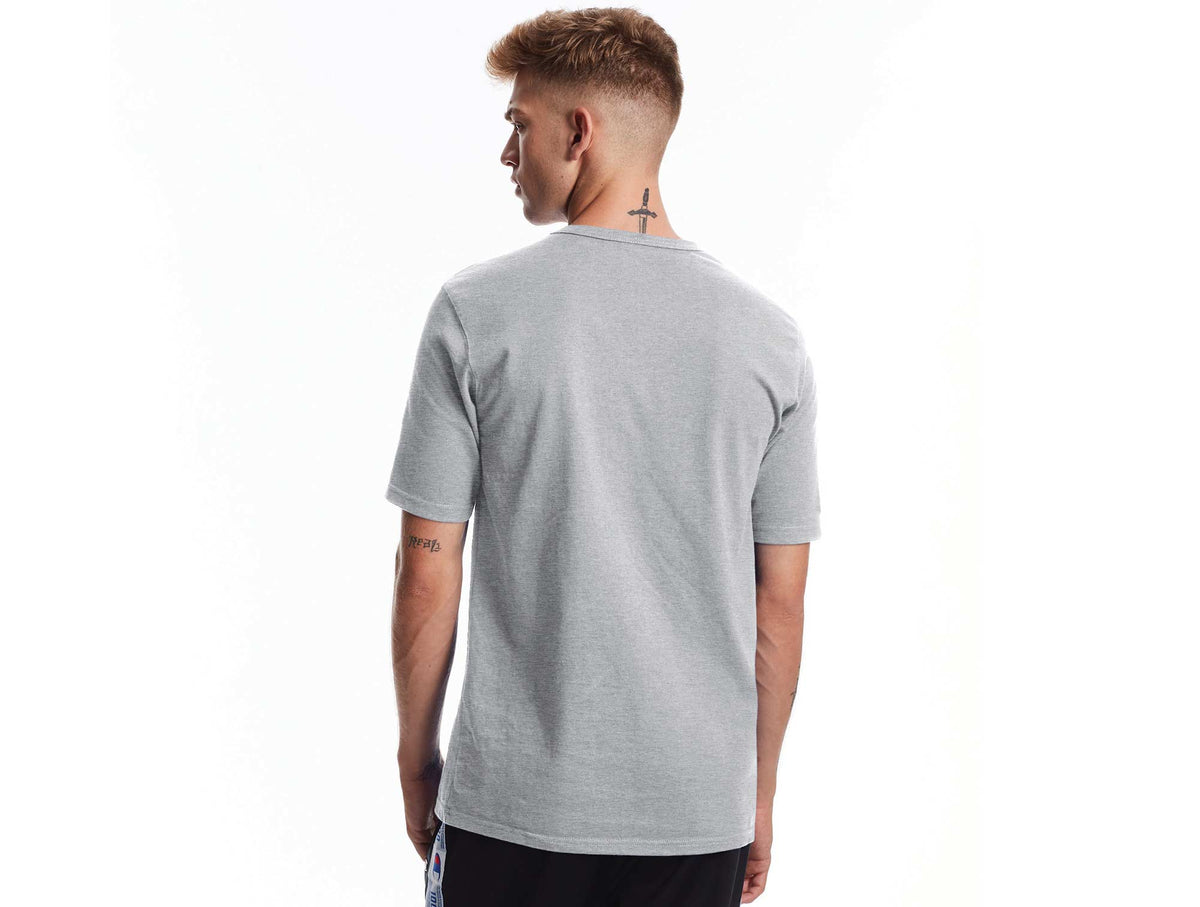 Polera Champion Sleeve Heritage Hombre Gris