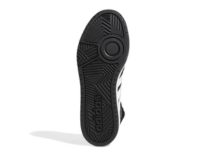 Zapatilla Adidas Hoops 3.0 Mid Cuero Hombre Negro