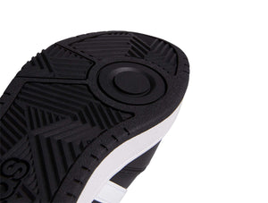 Zapatilla Adidas Hoops 3.0 Cuero Hombre Negro