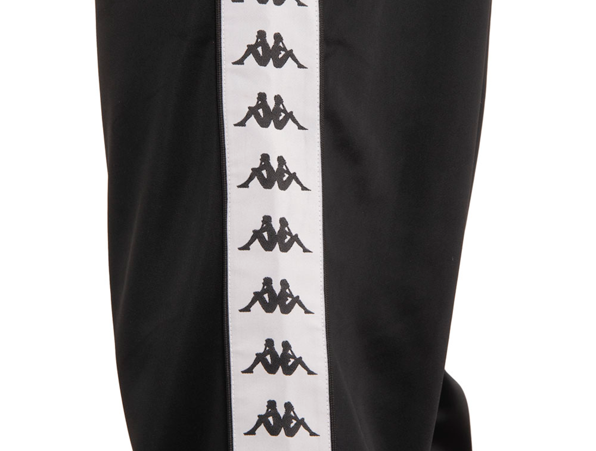 Pantalon Kappa Hombre Negro Real Kicks