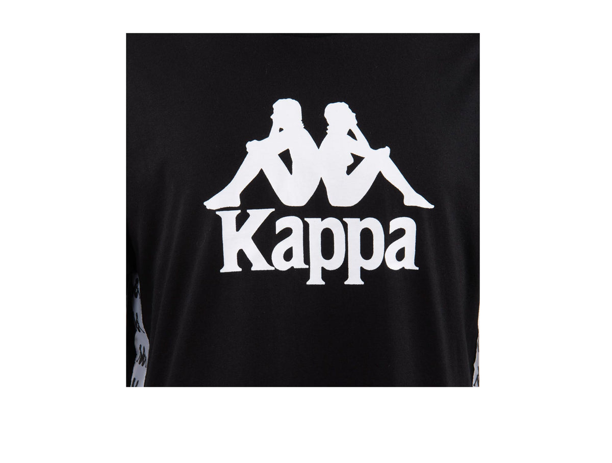 Polera Kappa Mc Hombre Negro