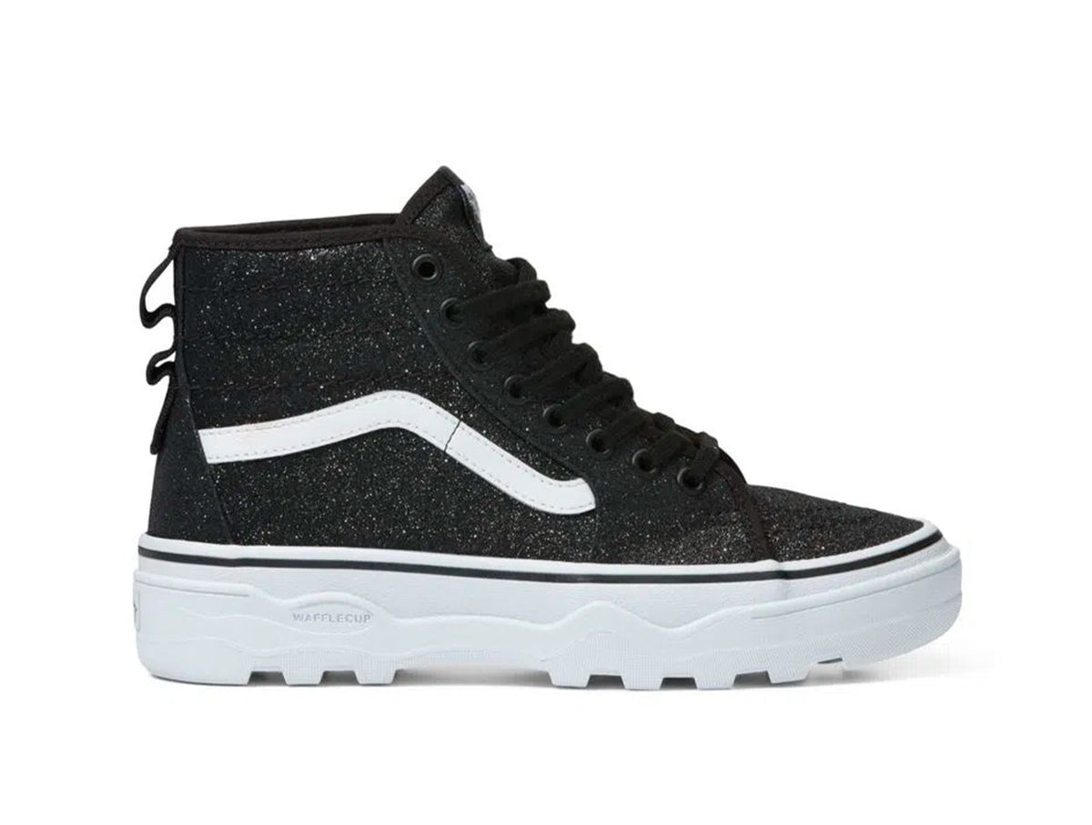 Zapatilla Vans Sentry Sk8-Hi Wc (Glitter) Mujer Negro