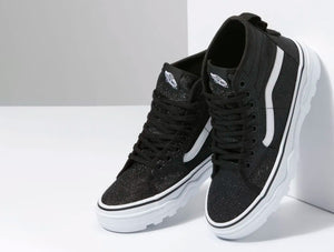 Zapatilla Vans Sentry Sk8-Hi Wc (Glitter) Mujer Negro