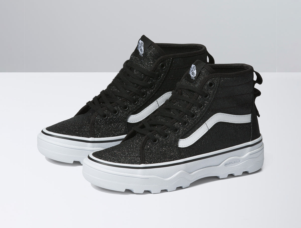 Zapatilla Vans Sentry Sk8-Hi Wc (Glitter) Mujer Negro