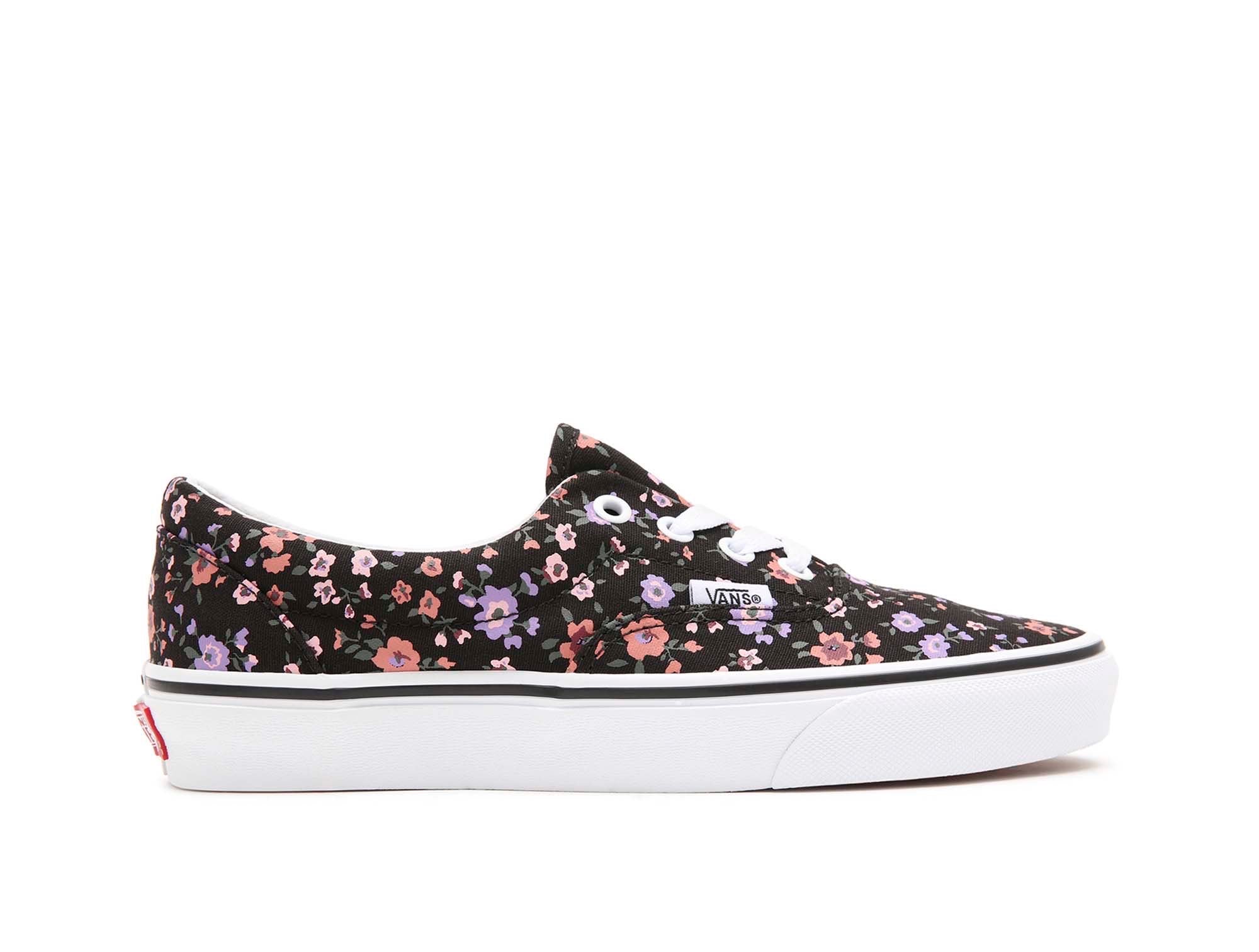Vans negras flores Clearance